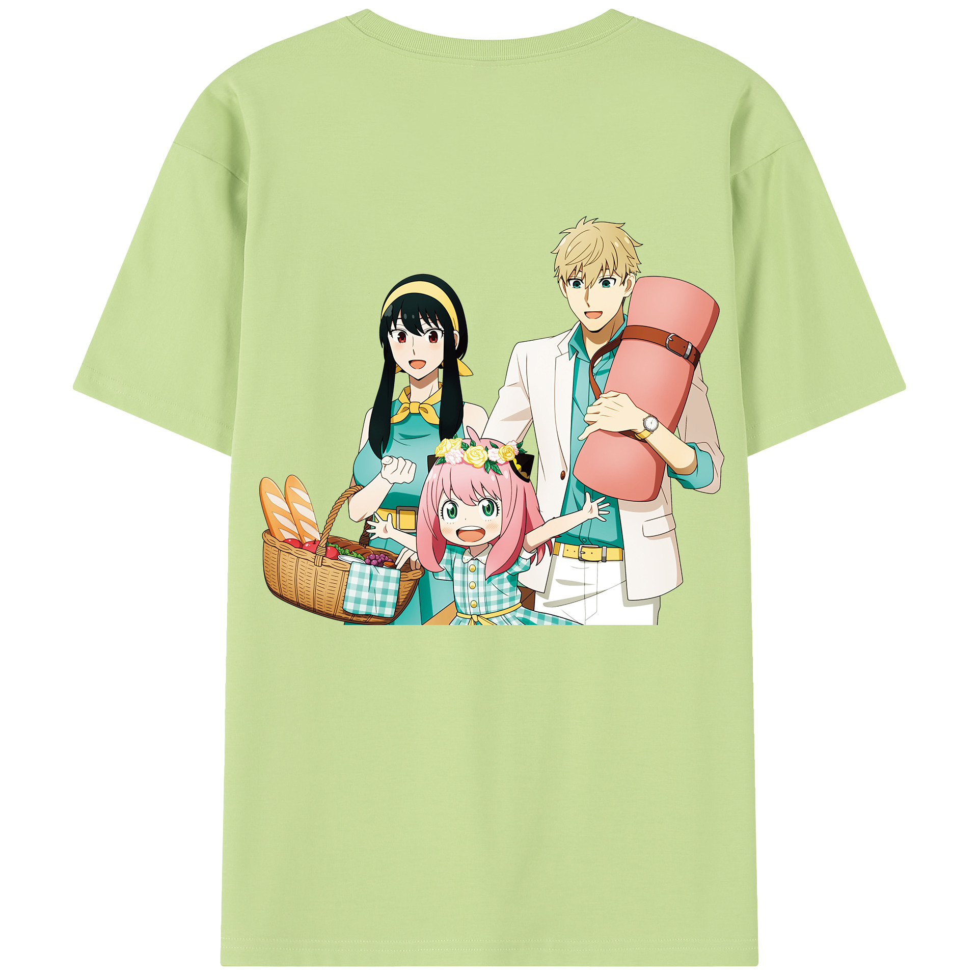 （画像用） SPY×FAMILY间谍家家酒 綿100％半袖Tシャツ（背面プリント）